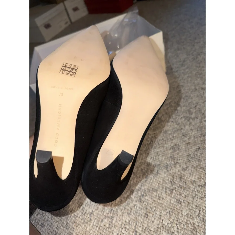 Women's 9 Good American Black Heels GA002S-X